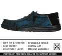 Howitzer Unisex Slip-On Shoes Sneakers with Camo Print Footwear
