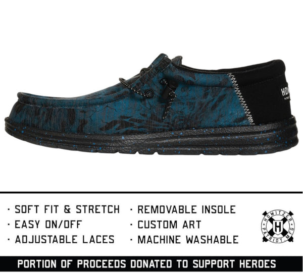 Howitzer Unisex Slip-On Shoes Sneakers with Camo Print Footwear