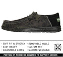 Howitzer Men's Slip-On Shoes Roam Ambush Sneakers with Camo Print Footwear  ++*+