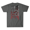Howitzer Style Men's T-Shirt Freedom Spine Military Grunt MFG