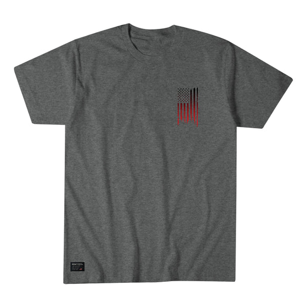 Howitzer Style Men's T-Shirt Freedom Spine Military Grunt MFG