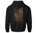 Howitzer Style Men's Hoodie Rust Flag Pullover Military Grunt MFG ++