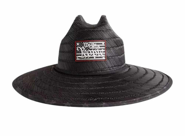 Howitzer Style Men's Straw Hat We The People Straw Military Grunt MFG