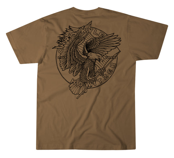 Howitzer Style Men's T-Shirt Chris Kyle Kenai Military Grunt MFG ++