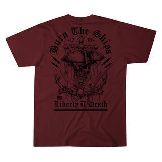 Howitzer Style Men's T-shirt Burn The Ships
