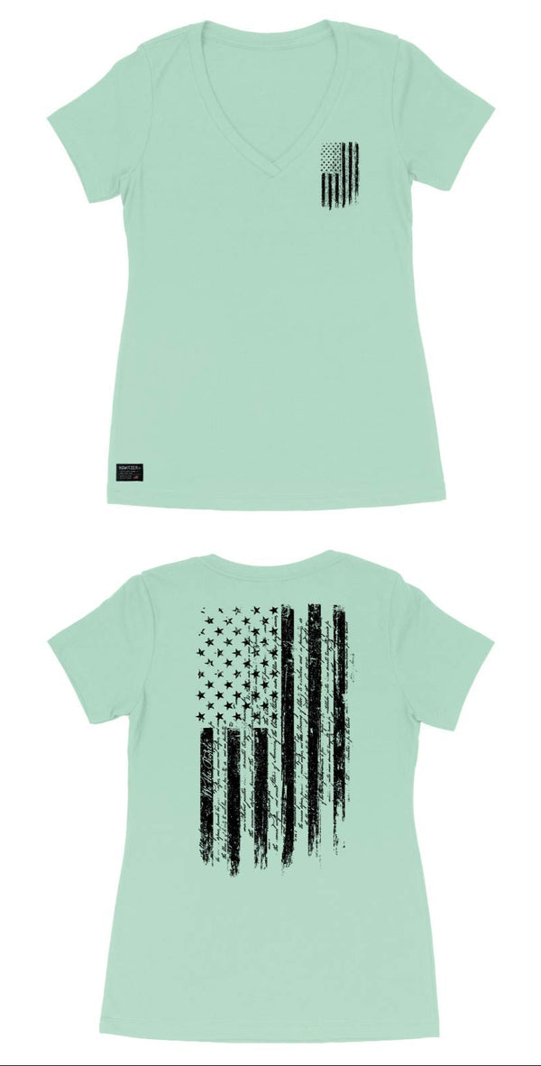 Howitzer Style Women's T-shirt One Flag