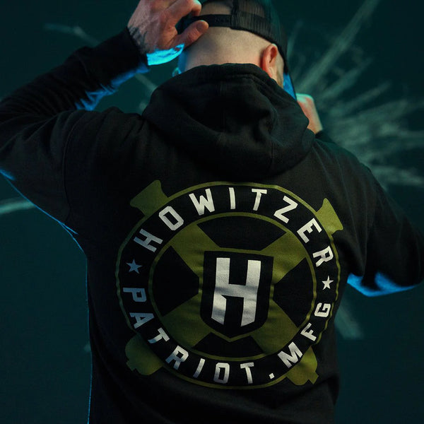 Howitzer Style Men's Hoodie Cannon Logo
