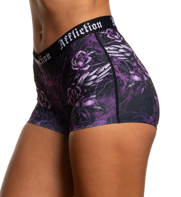 Affliction Women's  Boy Short Carbon