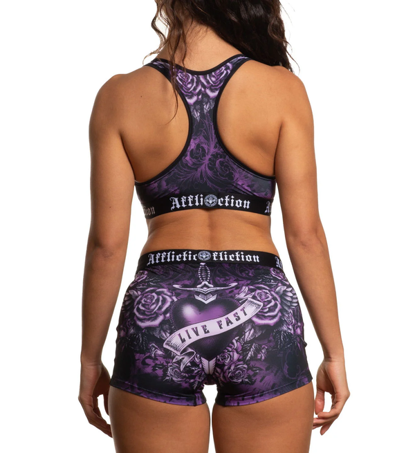 Affliction Women's Bra Top Carbon