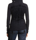Affliction Women's Button Down Hoodies Chaos Theory