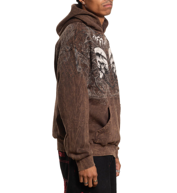 Affliction Men’s Pullover Hoodie Collapse