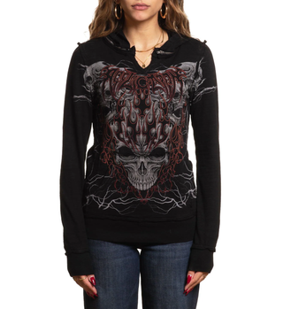 Affliction Women’s Hoodie Cosmic Inferno