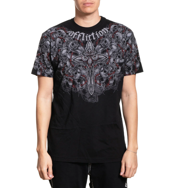 Affliction Men's T-shirt Crimson Wasteland