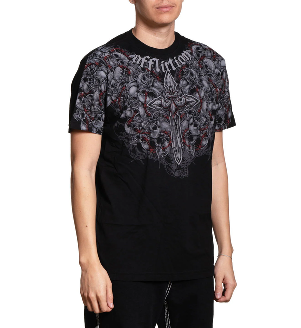 Affliction Men's T-shirt Crimson Wasteland