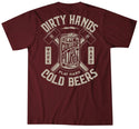 Howitzer Style Men's T-Shirt Crushing Cans Military Grunt MFG