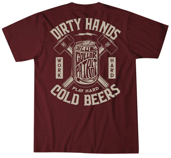 Howitzer Style Men's T-Shirt Crushing Cans Military Grunt MFG
