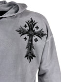 Xtreme Couture By Affliction Unisex Oversized Boxy Pullover Hoodie Uprising