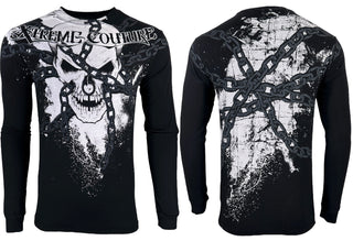 Xtreme Couture By Affliction Men's Long Sleeve T-shirt Chained