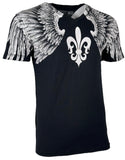 Xtreme Couture By Affliction Men's T-shirt Aerosmith V-neck **
