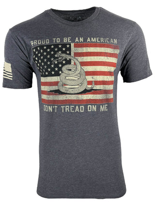 Howitzer Style Men's T-Shirt Don't Tread On Me Military Grunt MFG