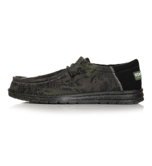 Howitzer Men's Slip-On Shoes Roam Ambush Sneakers with Camo Print Footwear