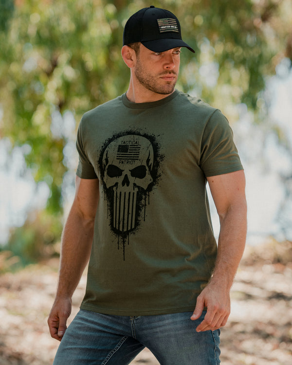 Military Grunt Style, 100% Cotton, Black, Regular Fit Military T - Foto 4