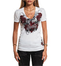 Rebel Saint By Affliction Women's T-shirt Morticia