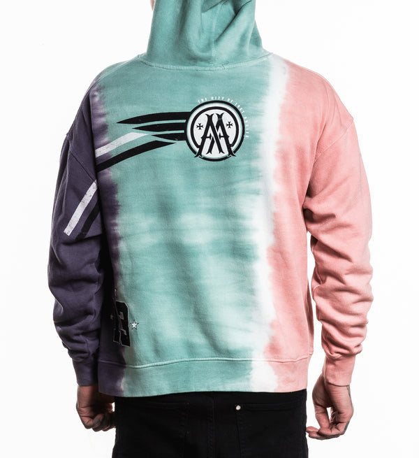 Archaic By Affliction Unisex Oversized Boxy Pullover Hoodie Blackburn