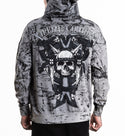 Xtreme Couture By Affliction Unisex Oversized Boxy Pullover Hoodie Cannon