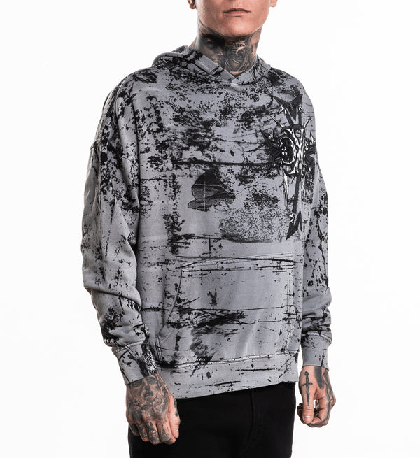 Xtreme Couture By Affliction Unisex Oversized Boxy Pullover Hoodie Cannon