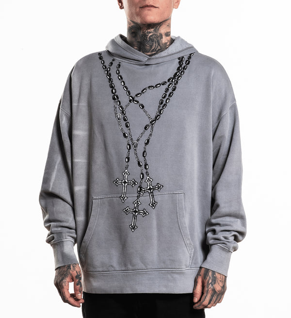 Xtreme Couture By Affliction Unisex Oversized Boxy Pullover Hoodie Saints