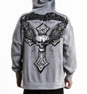 Xtreme Couture By Affliction Unisex Oversized Boxy Pullover Hoodie Saints