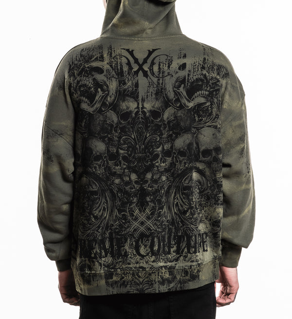 Xtreme Couture By Affliction Unisex Oversized Boxy Pullover Hoodie OFFERING