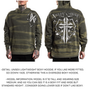 Xtreme Couture By Affliction Unisex Oversized Boxy Pullover Hoodie Saracen