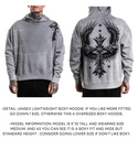 Xtreme Couture By Affliction Unisex Oversized Boxy Pullover Hoodie Uprising