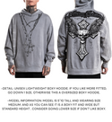 Xtreme Couture By Affliction Unisex Oversized Boxy Pullover Hoodie Saints