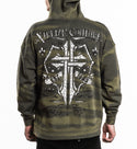 Xtreme Couture By Affliction Unisex Oversized Boxy Pullover Hoodie Saracen