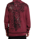 Affliction Men’s Reversible Zip Hoodie Dust Cloud
