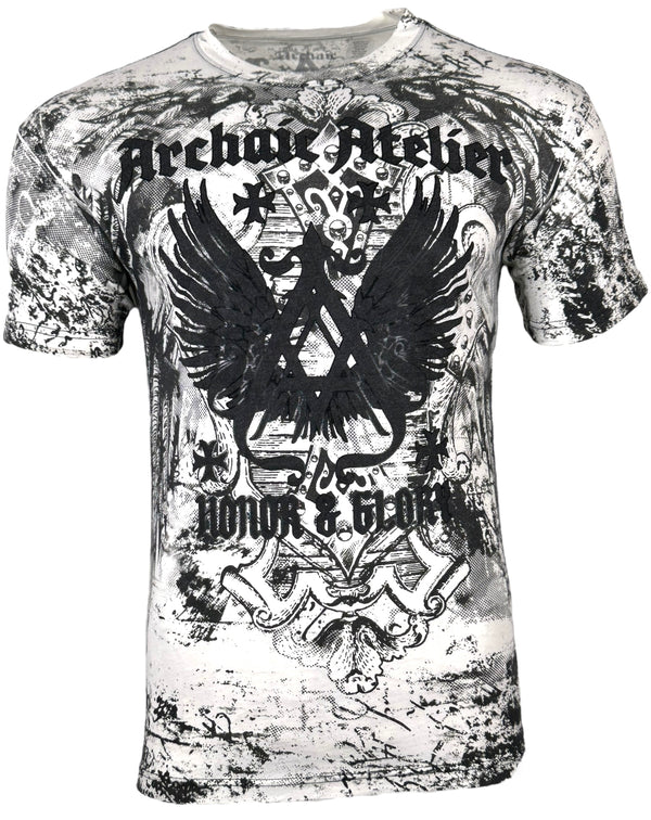 Archaic By Affliction Men's T-shirt Achilles **