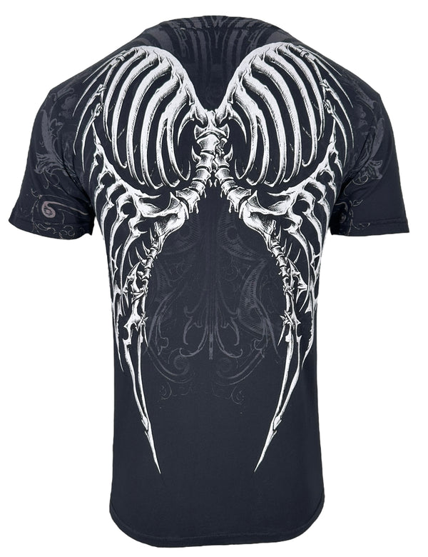 Rebel Saint by Affliction Men's T-Shirt Fracture