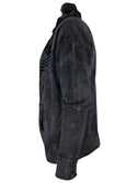 Archaic By Affliction Unisex Oversized Boxy Pullover Hoodie Black Tide