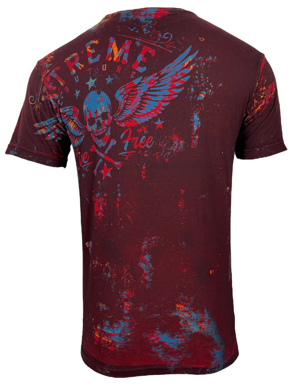 Xtreme Couture By Affliction Men's T-shirt Hell On Wheels