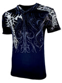 Rebel Saint by Affliction Men's T-Shirt Fracture