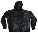 Archaic By Affliction Unisex Oversized Boxy Pullover Hoodie Black Tide