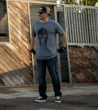 Howitzer Style Men's T-Shirt Bless Military Grunt MFG
