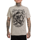 Affliction Men's Reversible T-shirt Electric Fire