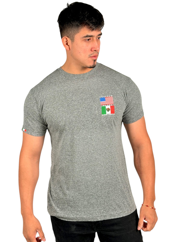 Freedom Ranch Men's T-shirt Double Flag