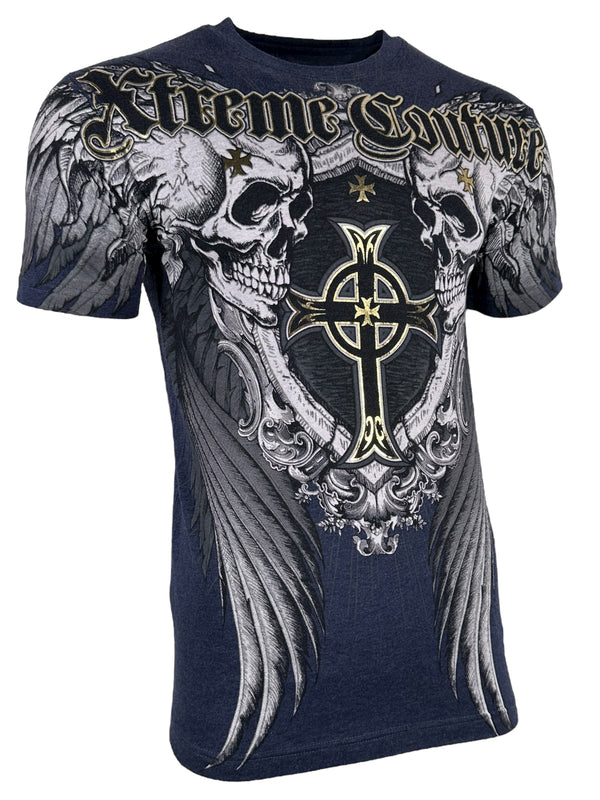 Xtreme Couture By Affliction Men's T-shirt Pulverize **