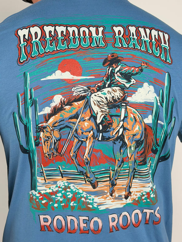 Freedom Ranch Men's T-shirt Rodeo Roots