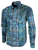 Xtreme Couture by Affliction Men's Button Down Shirt Gilded Cross